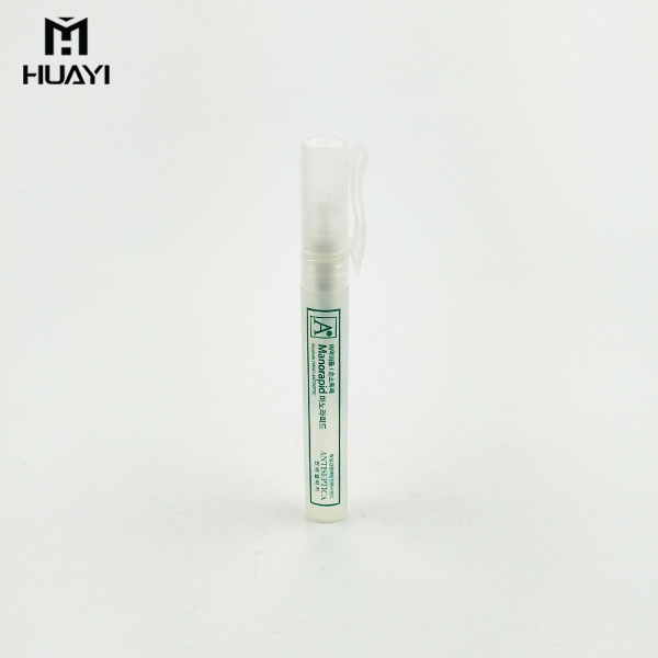 custom made screen printing 5ml 8ml 10ml cosmetic packaging refillable empty plastic perfume pen spray bottle