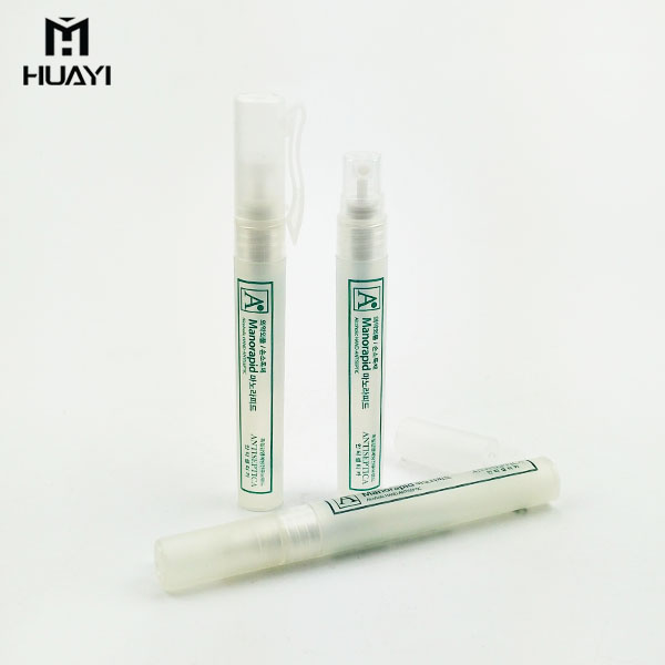 custom made screen printing 5ml 8ml 10ml cosmetic packaging refillable empty plastic perfume pen spray bottle