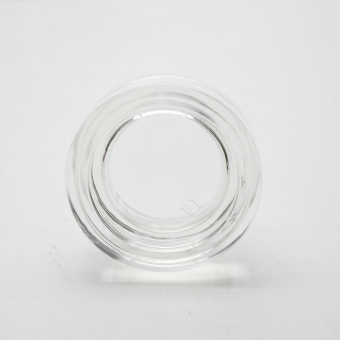 custom mini cosmetic container portable 10ml concentrate jar eye cream glass jar with screw cap