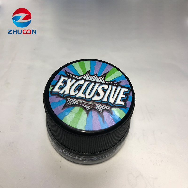 custom mini cosmetic container portable 3ml 5ml 10ml concentrate jar eye cream glass jar with printing logo screw cap