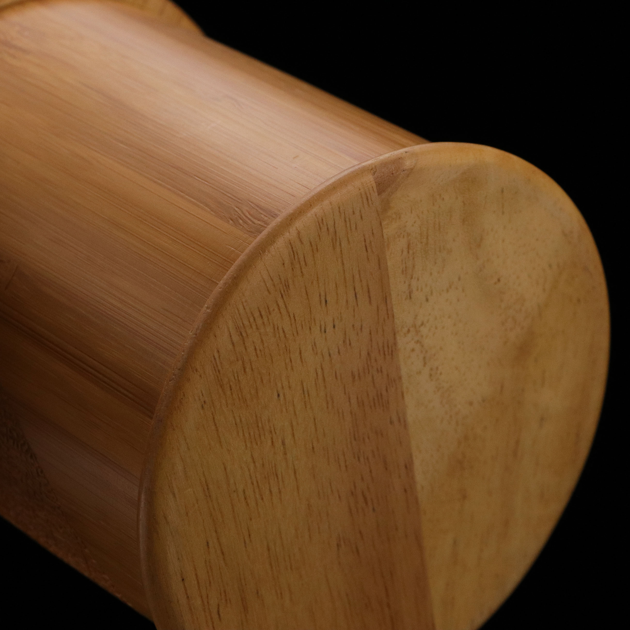 custom natural bamboo canister make kitchen and bathroom tidy