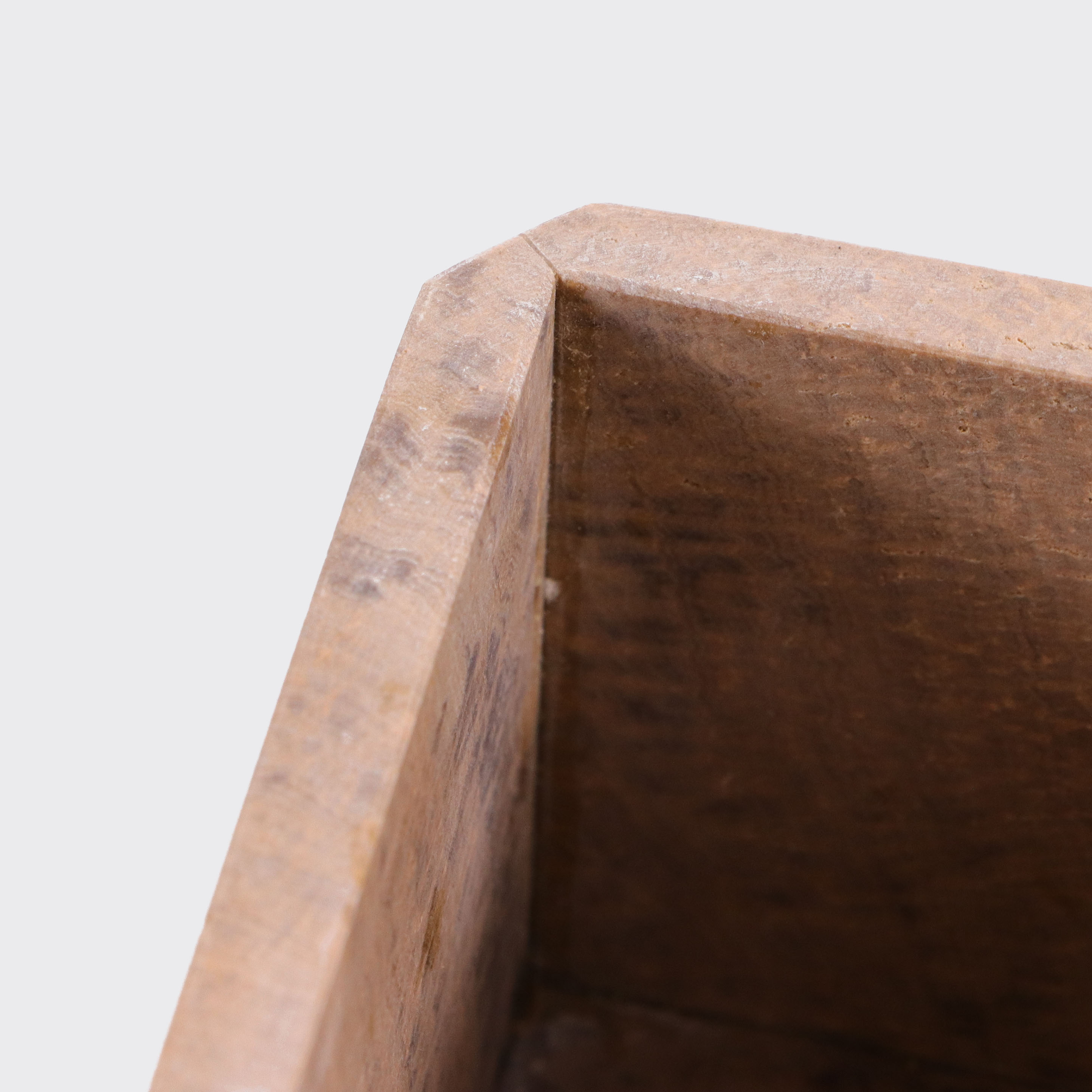 custom natural marble storage jewelry jar with lid