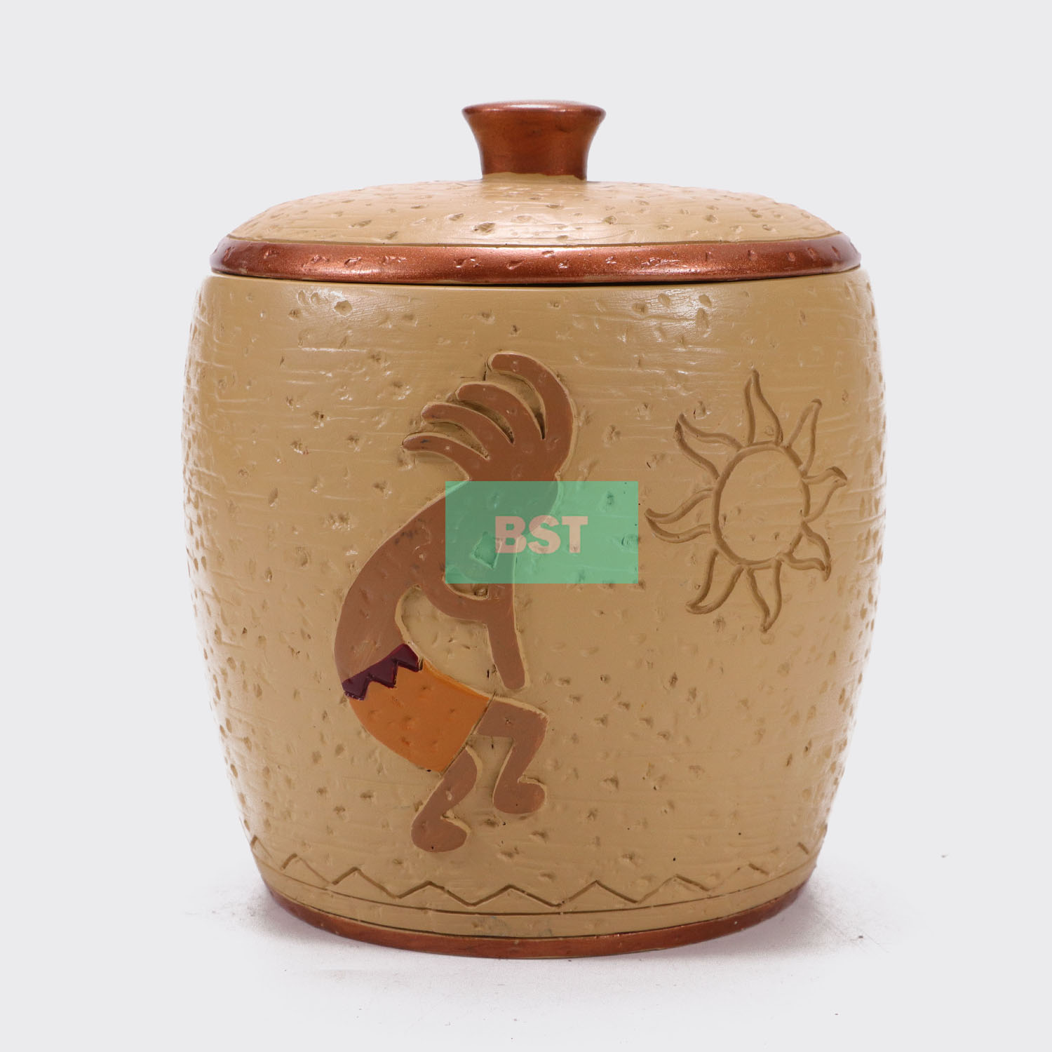 custom pattern resin canister set for bathroom or kitchen