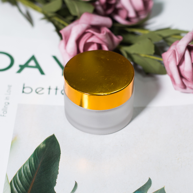 custom private lable skincare eye cream usege frost glass bottle for cosmetics