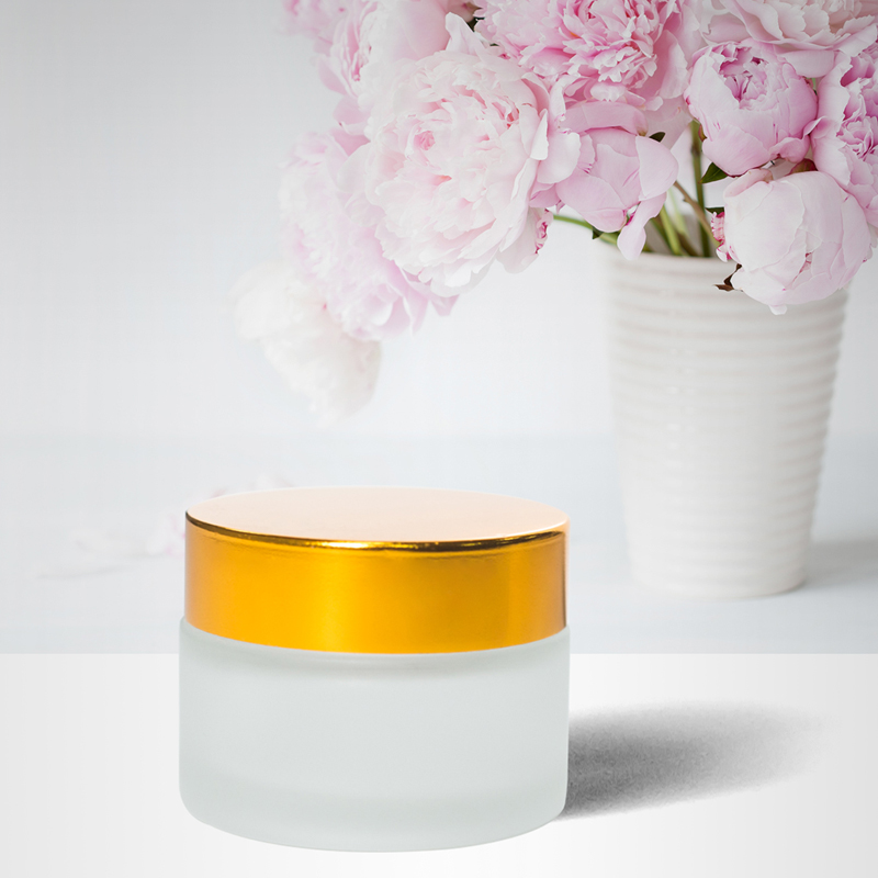 custom private lable skincare eye cream usege frost glass bottle for cosmetics