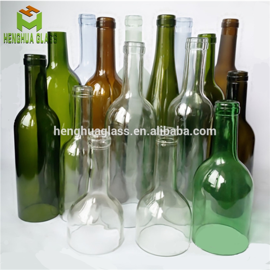 custom shape 700ml 750ml Crystal glass bottle for vodka spirits gin liquor rum