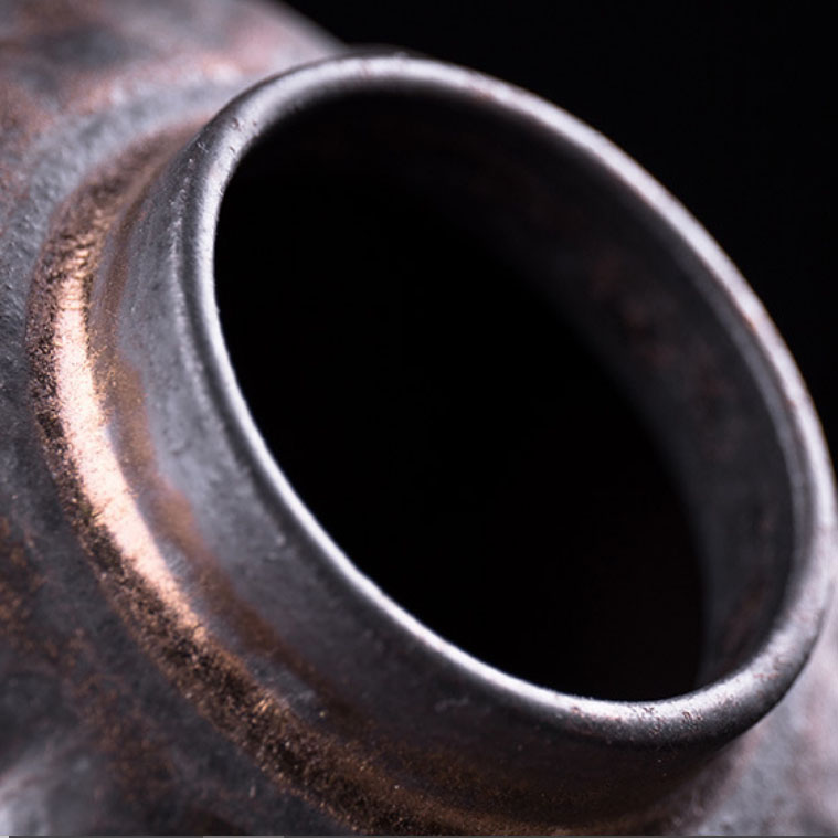 custom special metallic feel ceramic canister set storage container