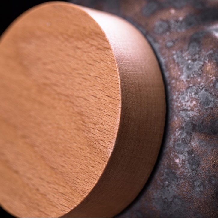 custom special metallic feel ceramic canister set storage container