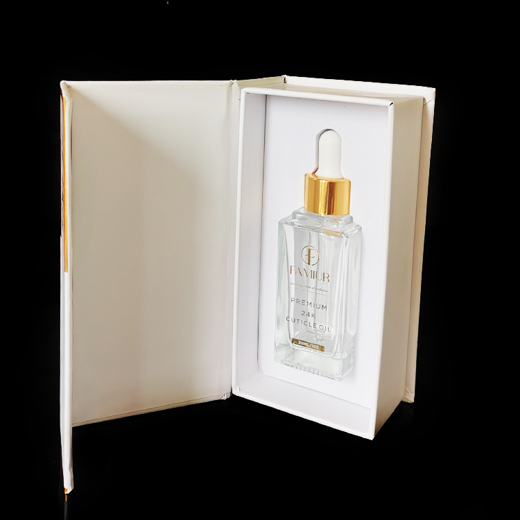 custom white cardboard gift boxes for 10ml 30ml 50ml glass dropper bottle for e liquid box packaging