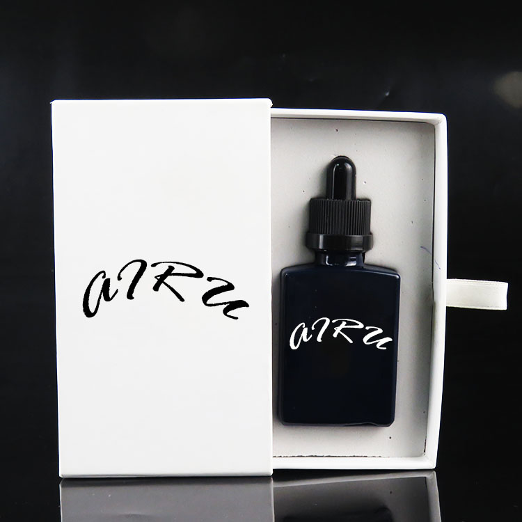 custom white cardboard gift boxes for 10ml 30ml 50ml glass dropper bottle for e liquid box packaging