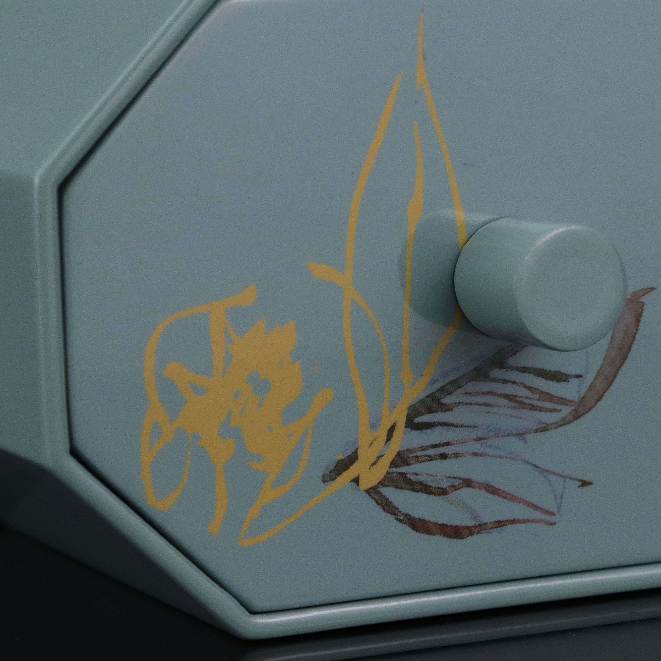 custom wood storage jar make bathroom worktop tidy