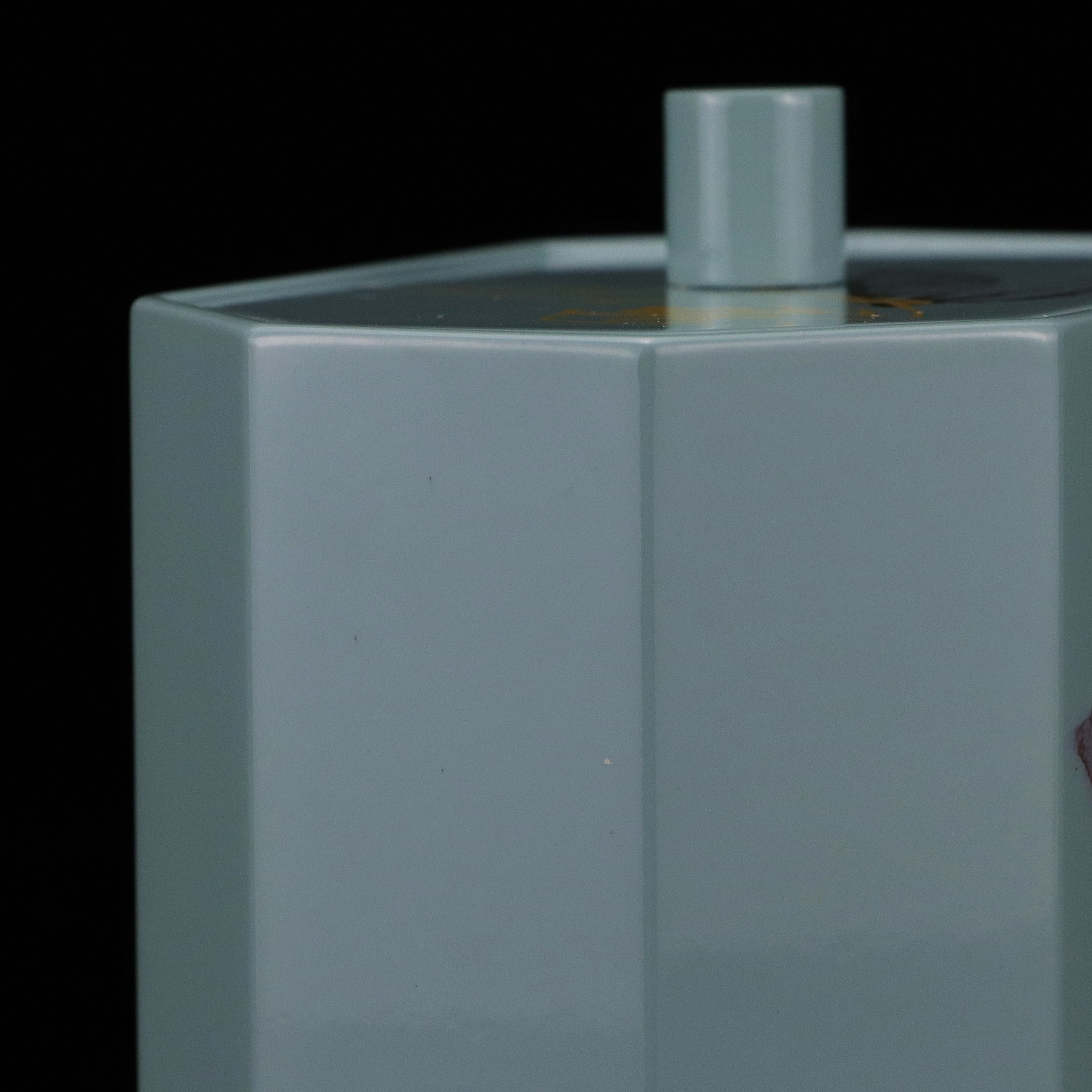 custom wood storage jar make bathroom worktop tidy