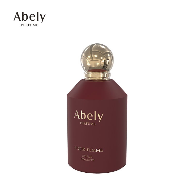 customised round glass empty perfume bottle cylinder empty bottles for perfumes 50ml glass