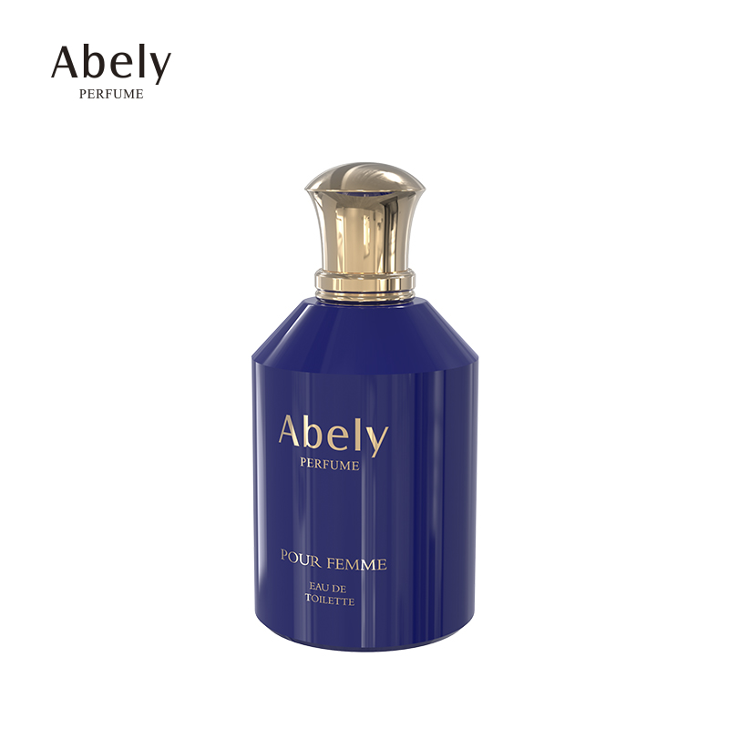 customised round glass empty perfume bottle cylinder empty bottles for perfumes 50ml glass