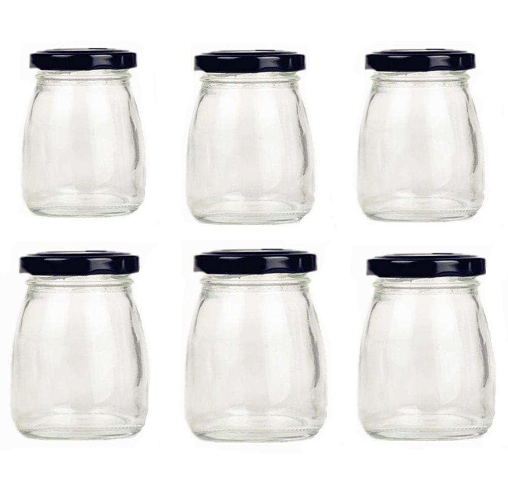 customizable 50ml/100ml/150ml/200ml Pudding food jar glass