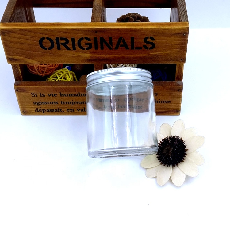 customize 120ml nuts and dried fruits bottle 4oz vacuum glass foods jar with aluminum screw lids for vitamin facial cream mask