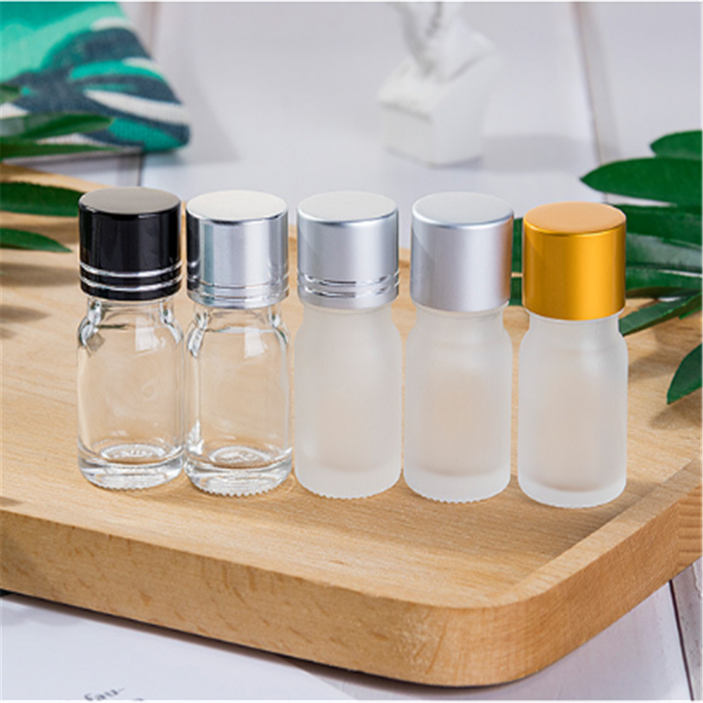 customize 15ml 30ml 50ml 100ml white color hair oil cosmetic perfume glass roll on bottle