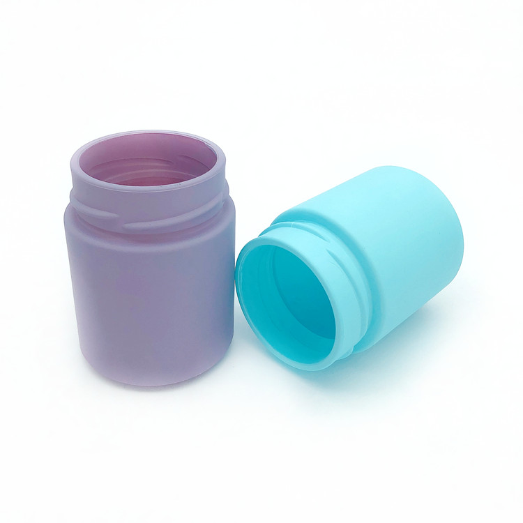 customize 180ml round colored glass storage container jars with metal lid