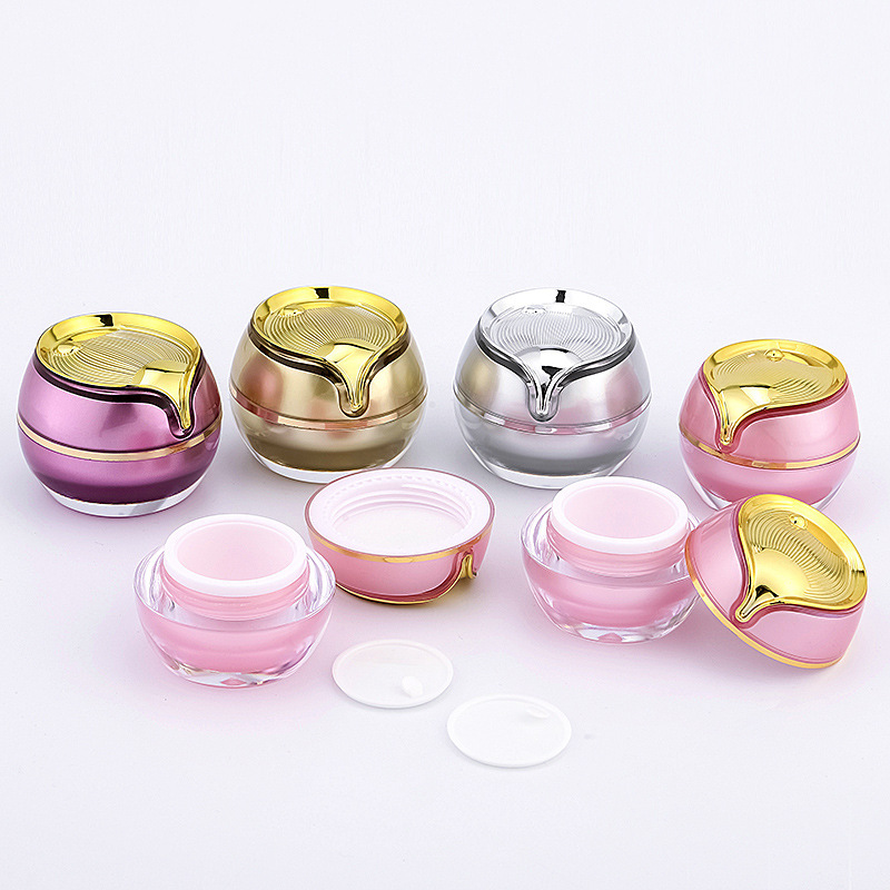 customize cream jars purple acrylic cosmetic jar container cosmetics cream jar