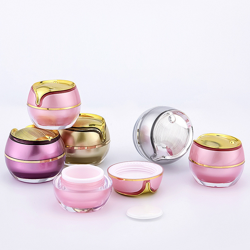 customize cream jars purple acrylic cosmetic jar container cosmetics cream jar