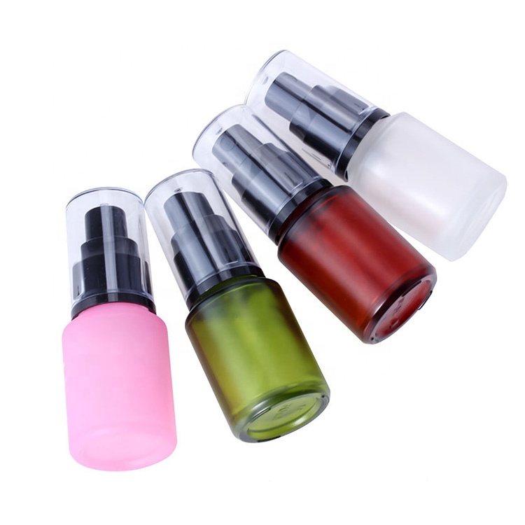 customize empty frosted pink cosmetic alcohol-free toner packaging 1oz 2oz 30ml 60ml Fine mist spray glass bottle with sprayers