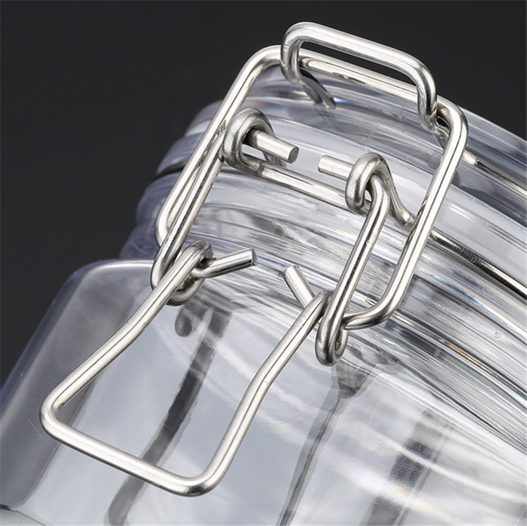 customize print square cosmetic amber pet plastic 100ml 350ml 500ml kilner jar