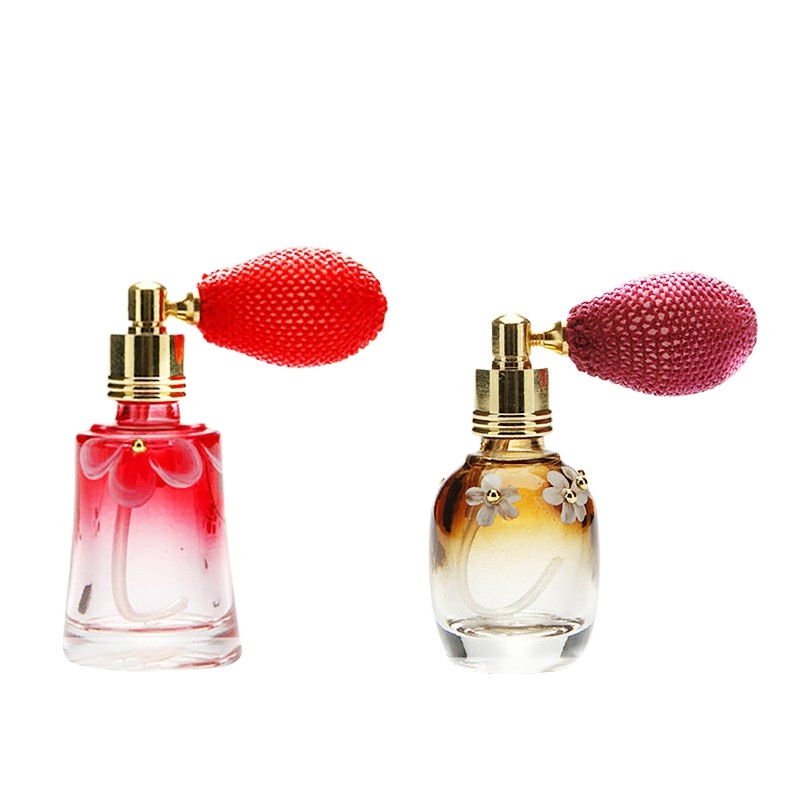customized  10ml car glass perfume bottle with air bag atomizer