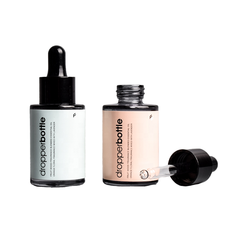 customized colorful essential oil bottle dropper bottle serum bottle 30ml