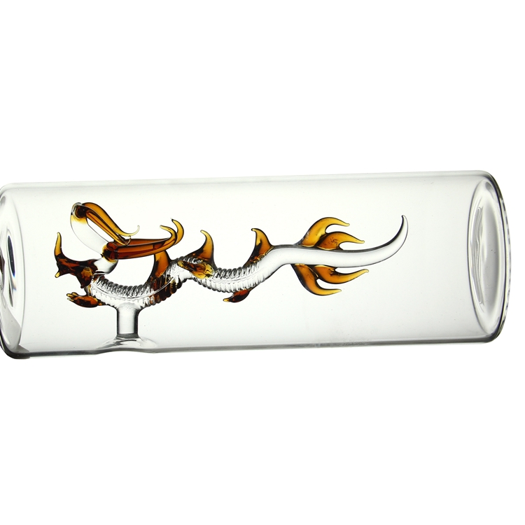 customized empty animal decanter glass whiskey vodka decanter glass animal bottle