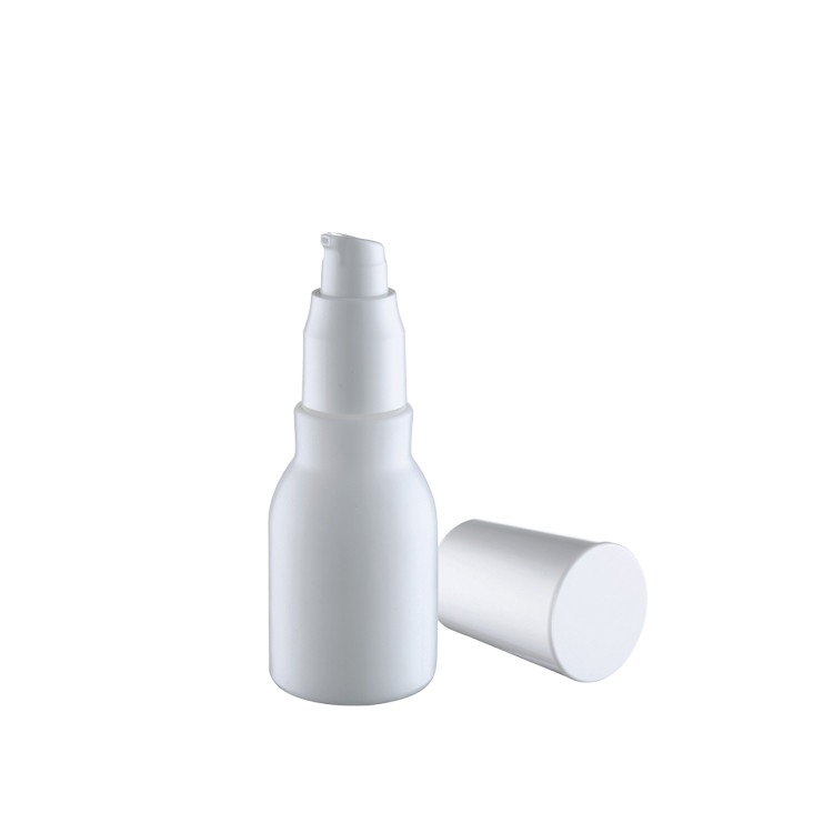 customized frosted white glass container for skincare eye cream lotion glass jar