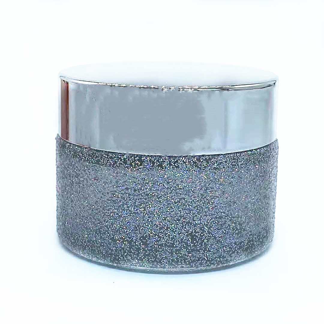 customized labeling lip scrub packaging container glass jar with lid