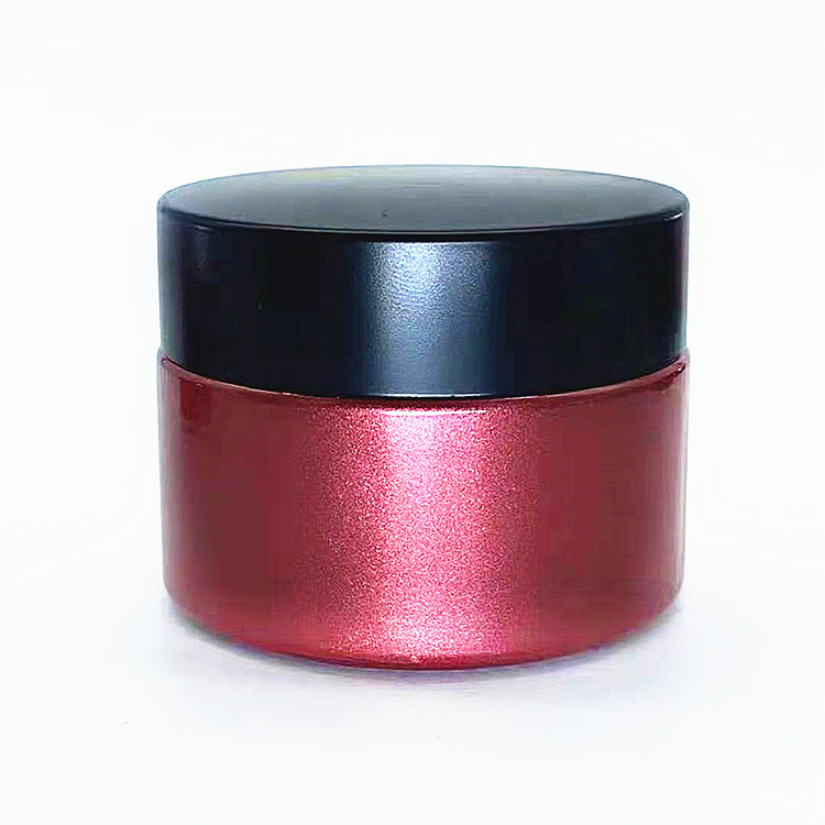 customized labeling lip scrub packaging container glass jar with lid