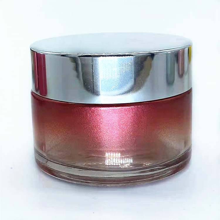 customized labeling lip scrub packaging container glass jar with lid
