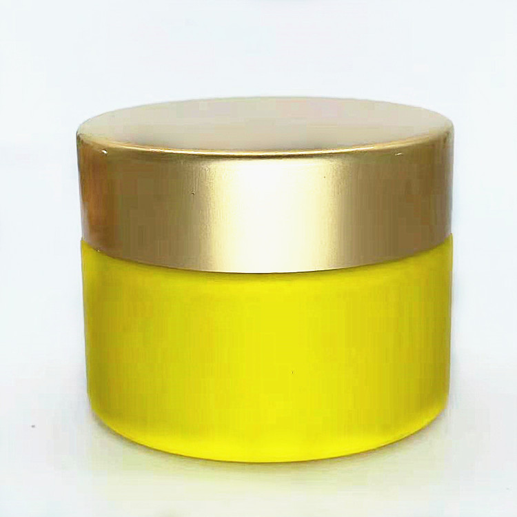 customized labeling lip scrub packaging container glass jar with lid