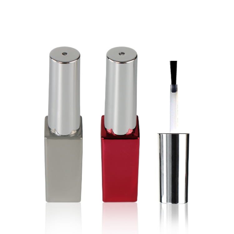 customized logo private label square 15ml frosted custom unique gel nail polish bottle glass empty