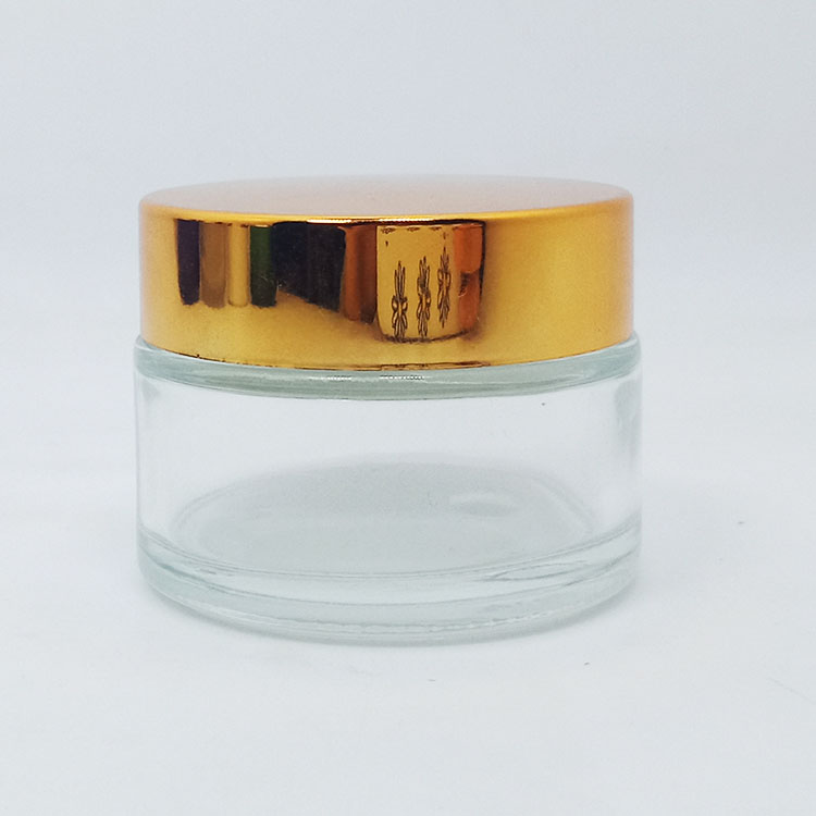 customized matte clear silk screen containers for lotions and creams for cosmetic packing