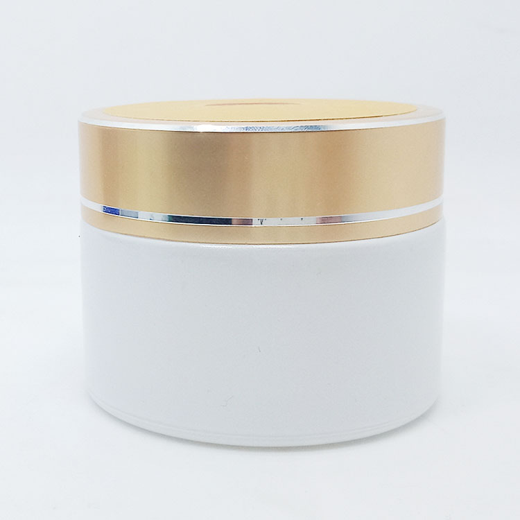 customized matte clear silk screen containers for lotions and creams for cosmetic packing