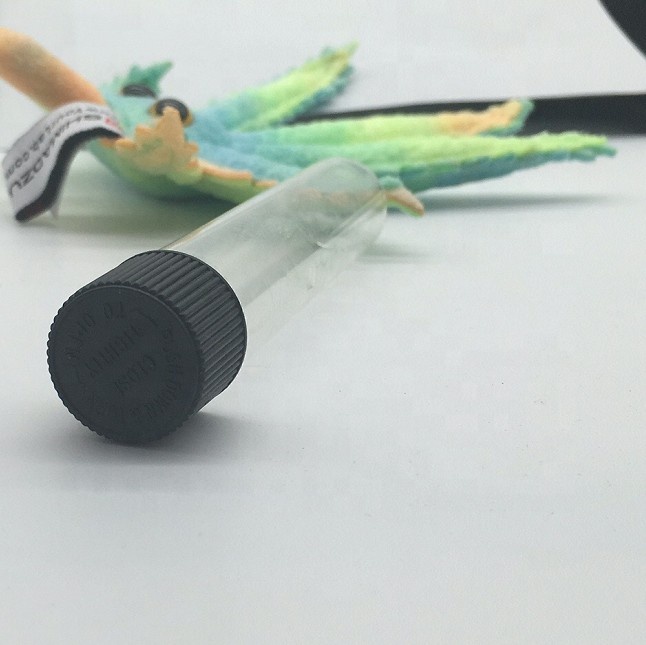 customized size 22*116mm preroll glass tube child proof for packaging