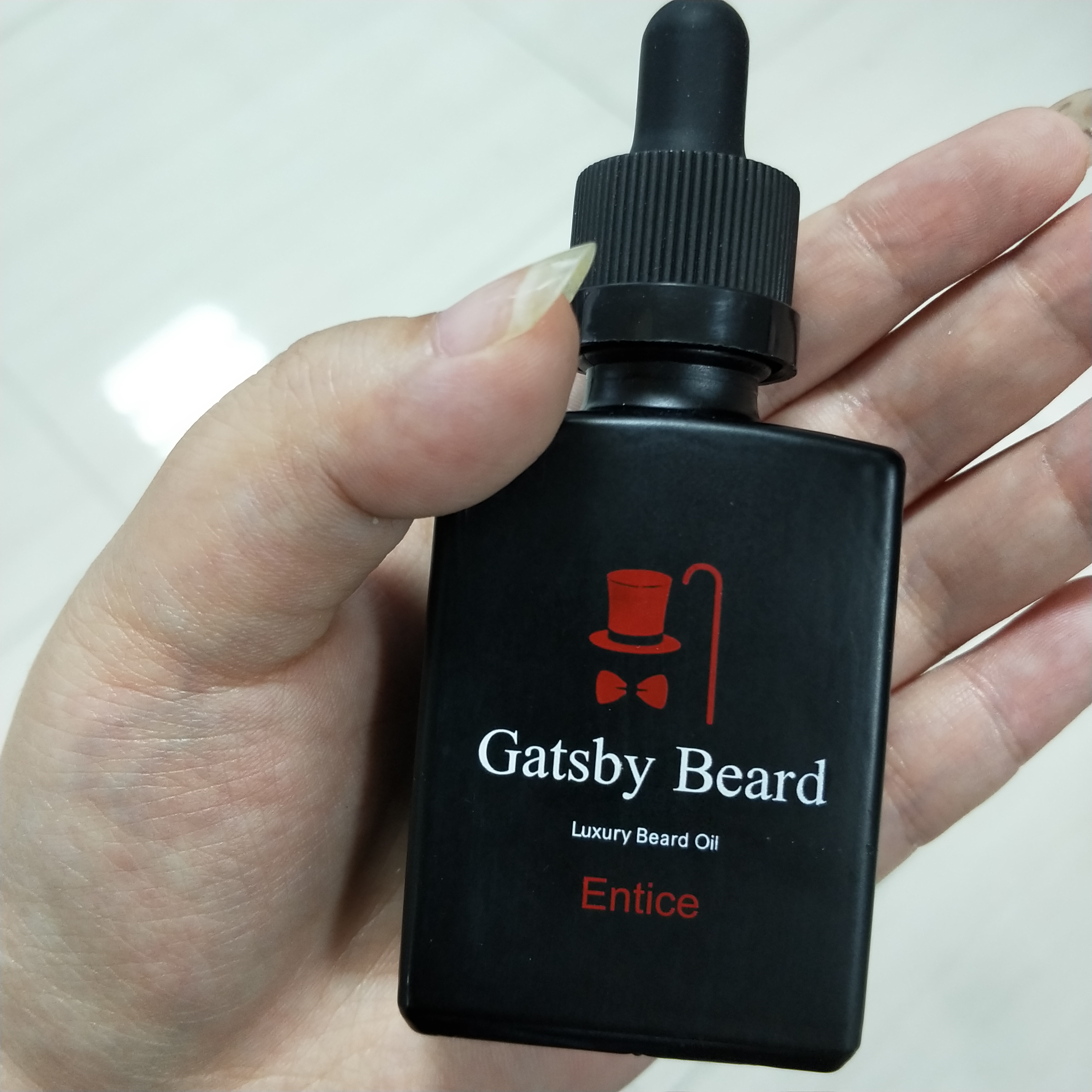 customs logo printing rectangle square 30ml matte black essential oil eliquid glass dropper bottle box