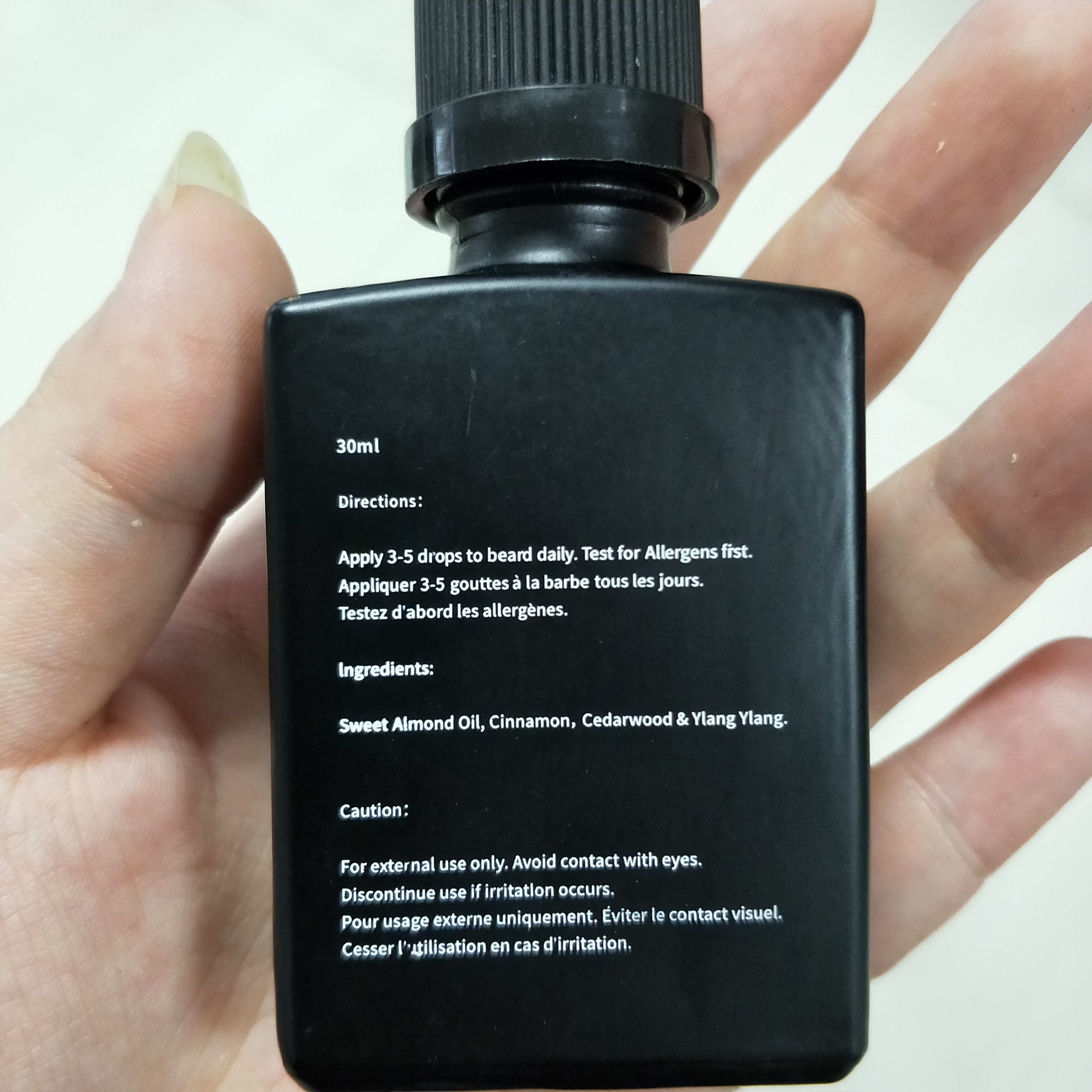 customs logo printing rectangle square 30ml matte black essential oil eliquid glass dropper bottle box