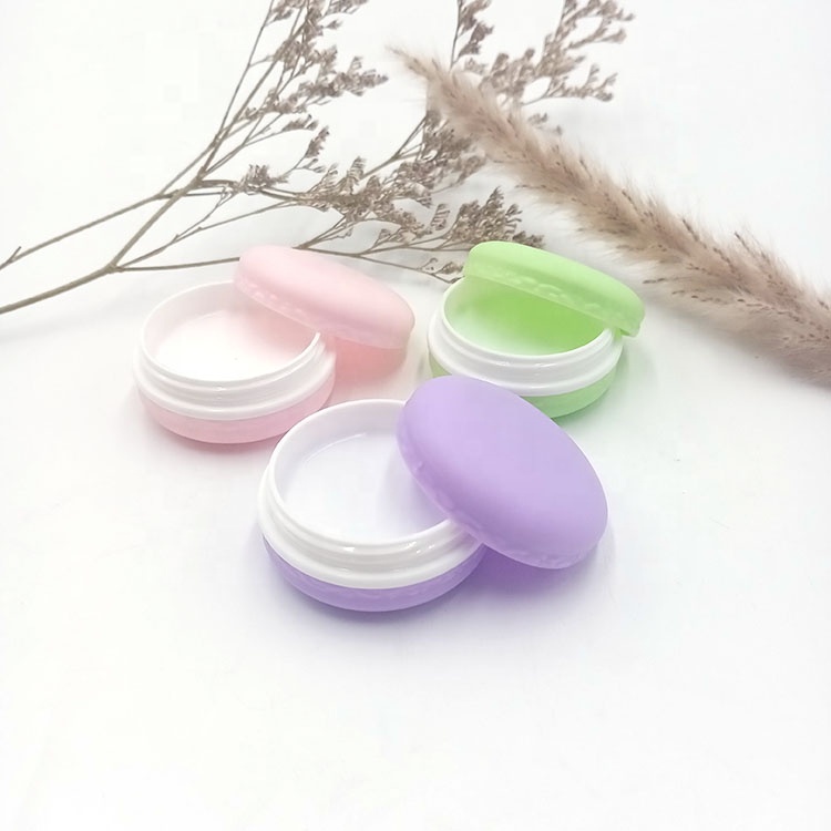 cute plastic cosmetic container empty face cream jars 5g 10g plastic cosmetic jar