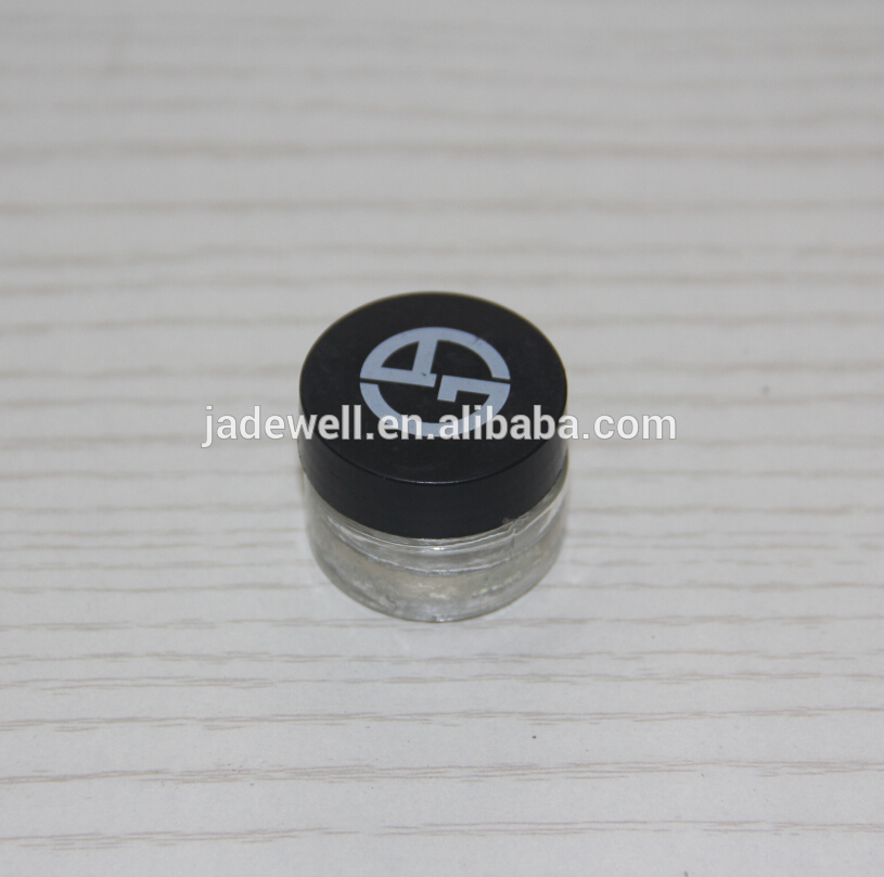 cute small mini 5ml glass cosmetic cream jar empty mason jar with screen print