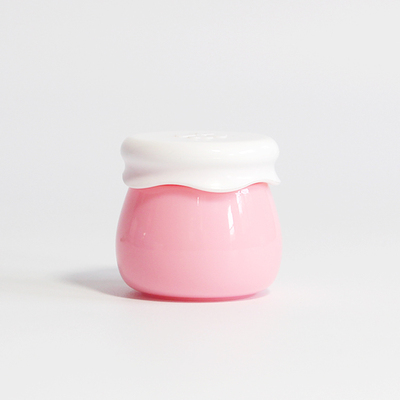 cute transparent clear cosmetic skin care cream container packaging for lip scrub