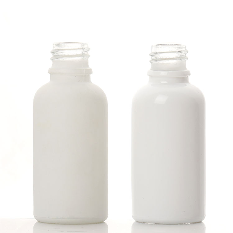 cuticle glass oil bottle 1oz matte white essential oil bottles frosting glass bottles for oils