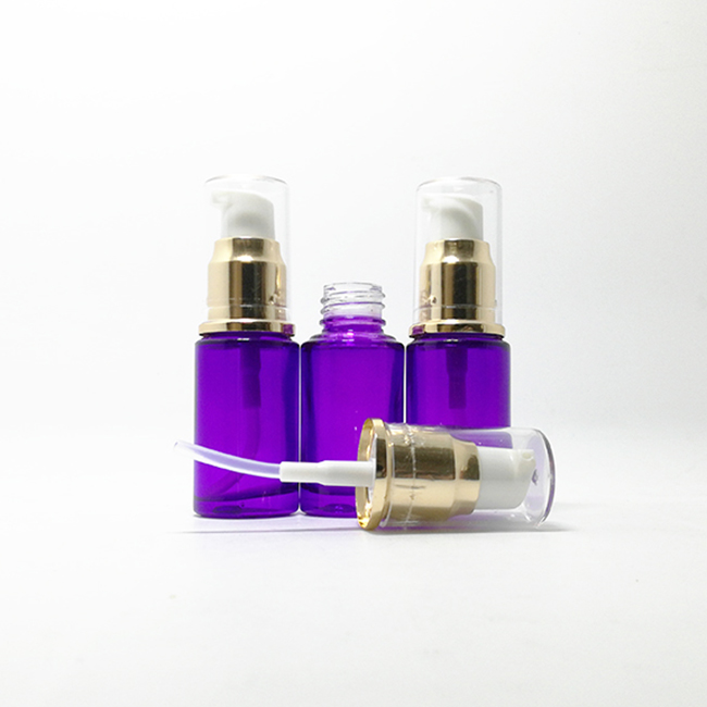 cylinder clear frosted matte 30ml 1 ounce glass bottle with dropper for cosmetics serum