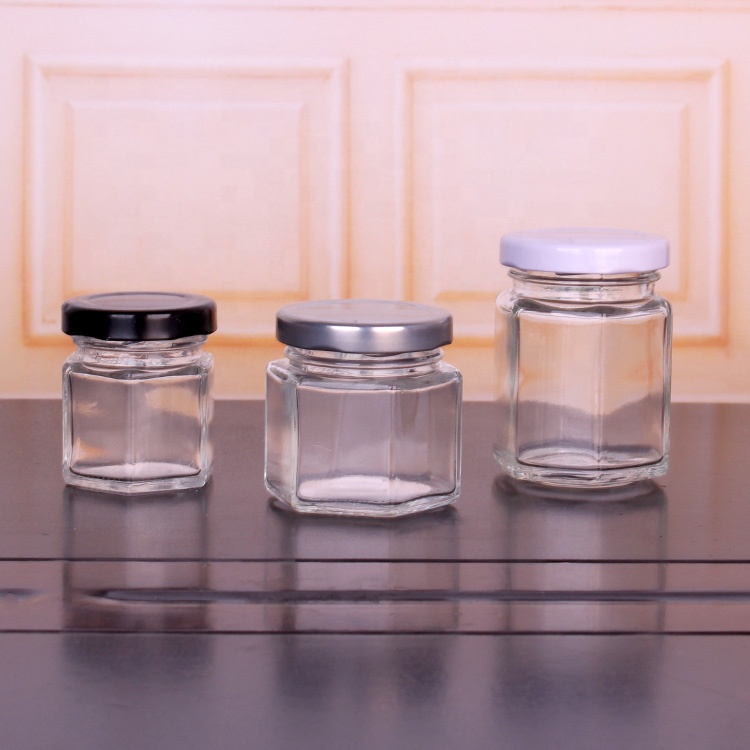 cylinder shape 40ml 60ml 80ml 120ml honey glass jar with lug metal cap
