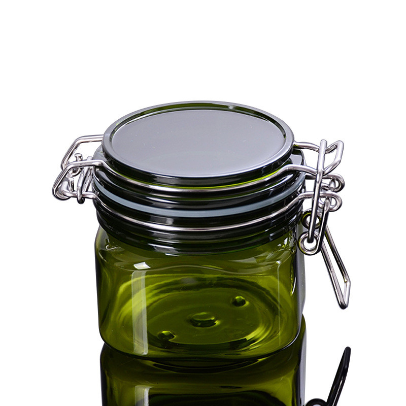 dark green  cosmetic jars  jar cosmetic  plastic jar cosmetic