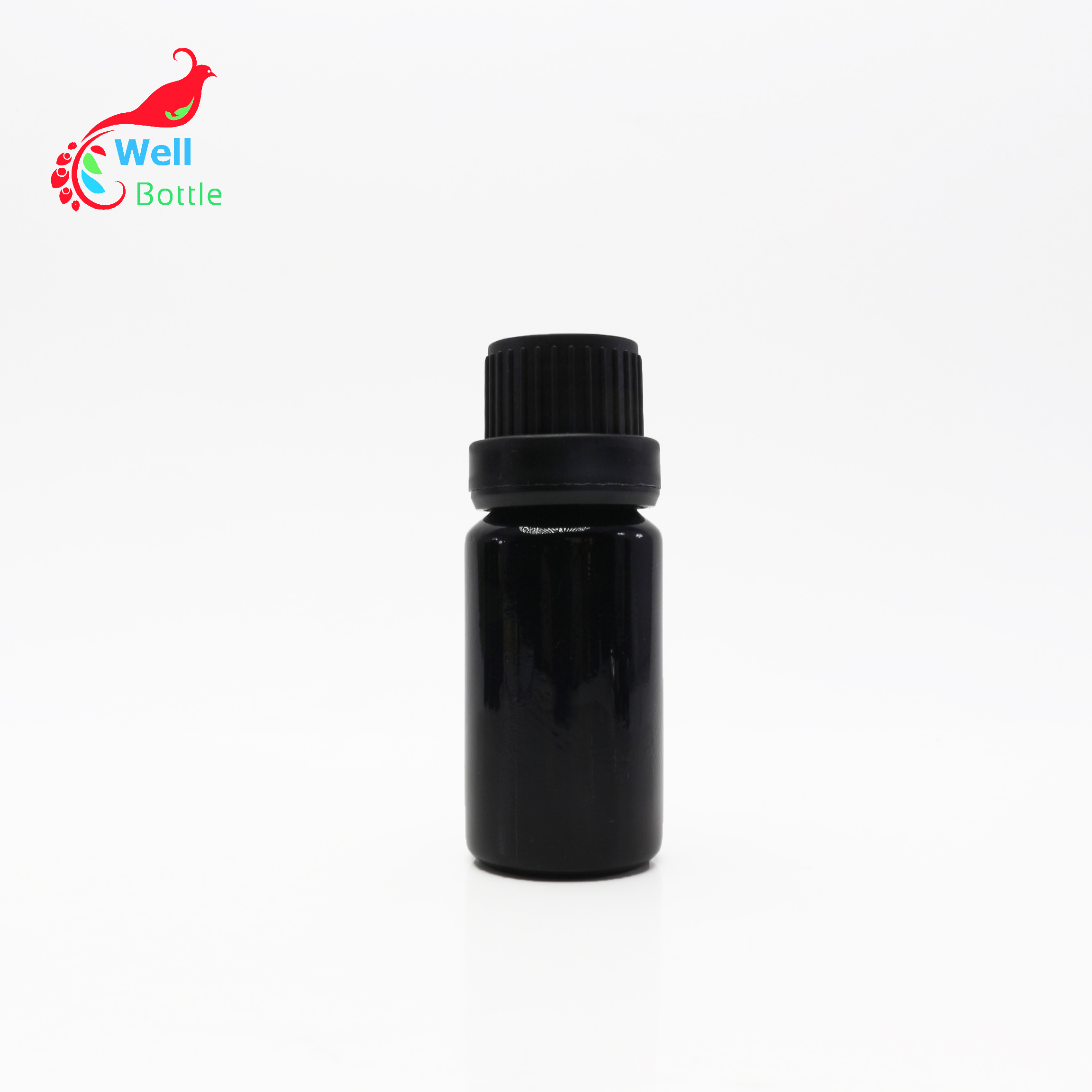 dark violet glass bottles glass oil bottle screw top for Essential oil  DV249E