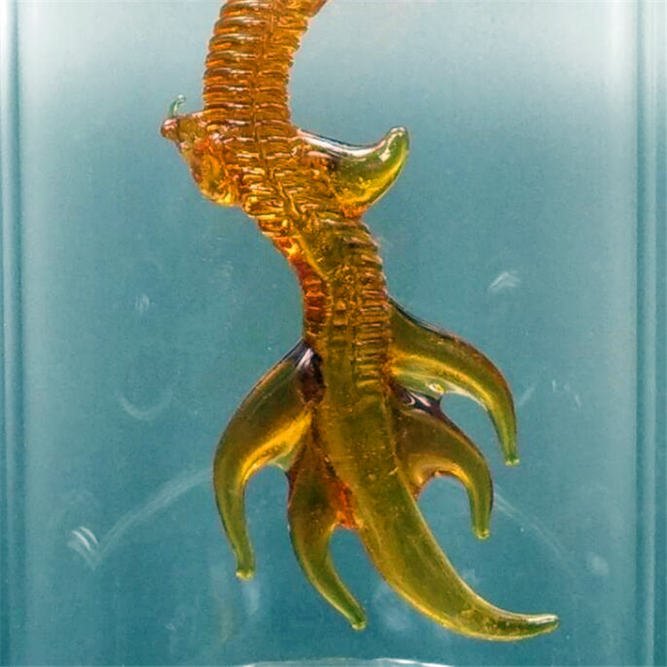 decanter dragon inside glass art wine bottle 700ml glass bottle