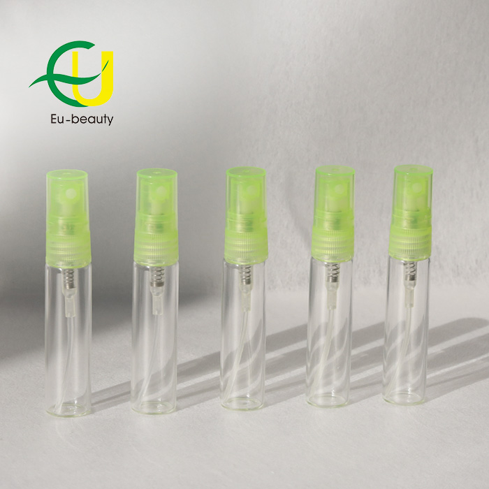 design 5ml clear perfume bottles sample glass spray bottle perfume tester